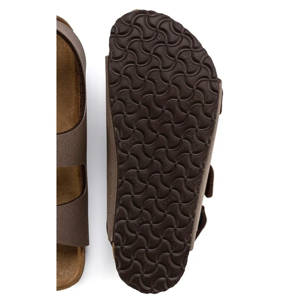 BIRKENSTOCK MEN'S MILANO BS LEATHER MOCHA EU 44 US 11 REGULAR NIB